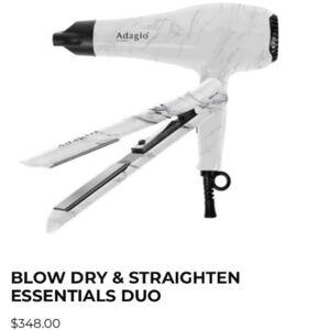 Adagio Blow Dry & Straighten Essentials Duo